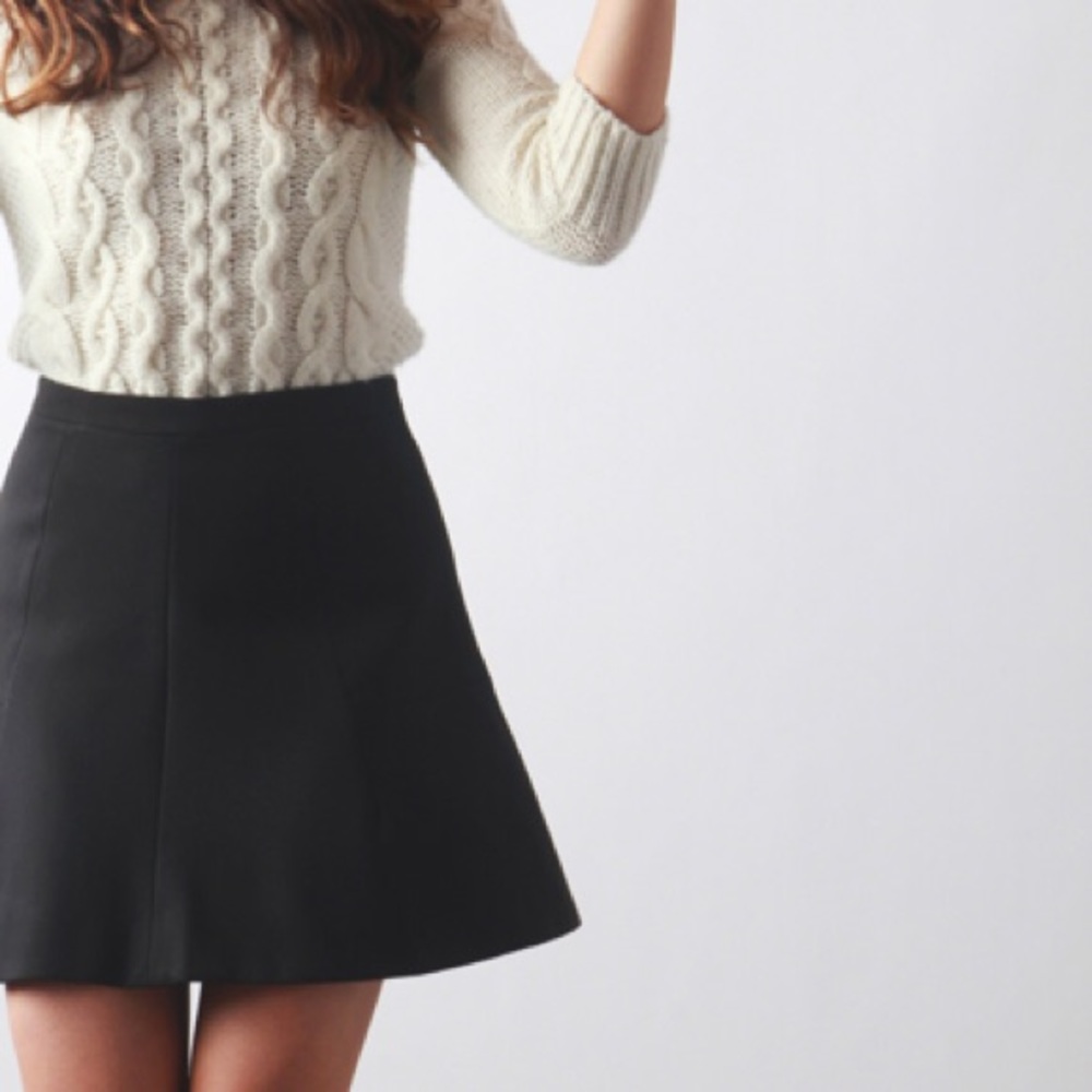 J Crew Factory Flared Skirt